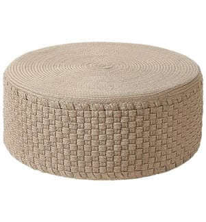 Outdoor Pouf beige ? 70 cm MITHI