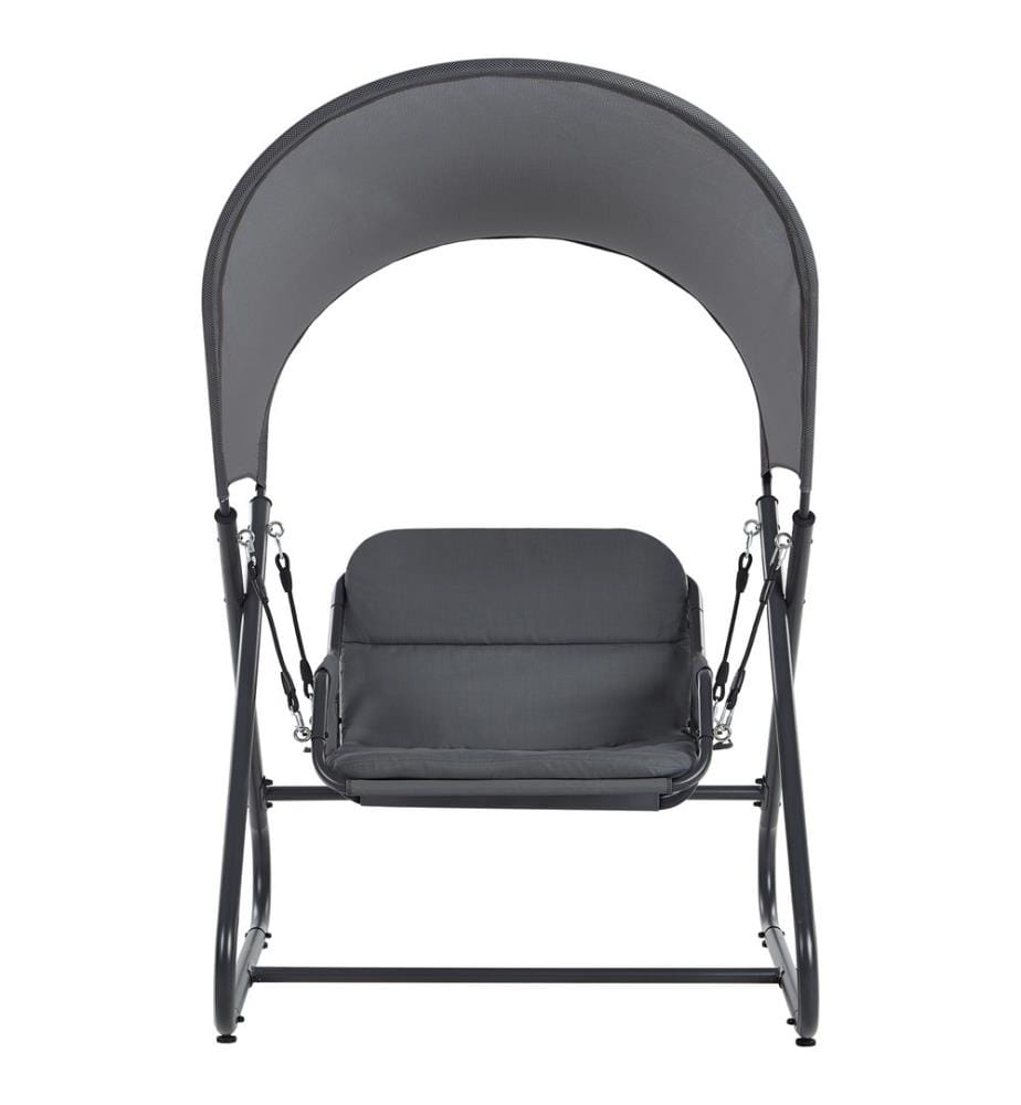 Balancelle de jardin SOLAGNA Métal Gris foncé