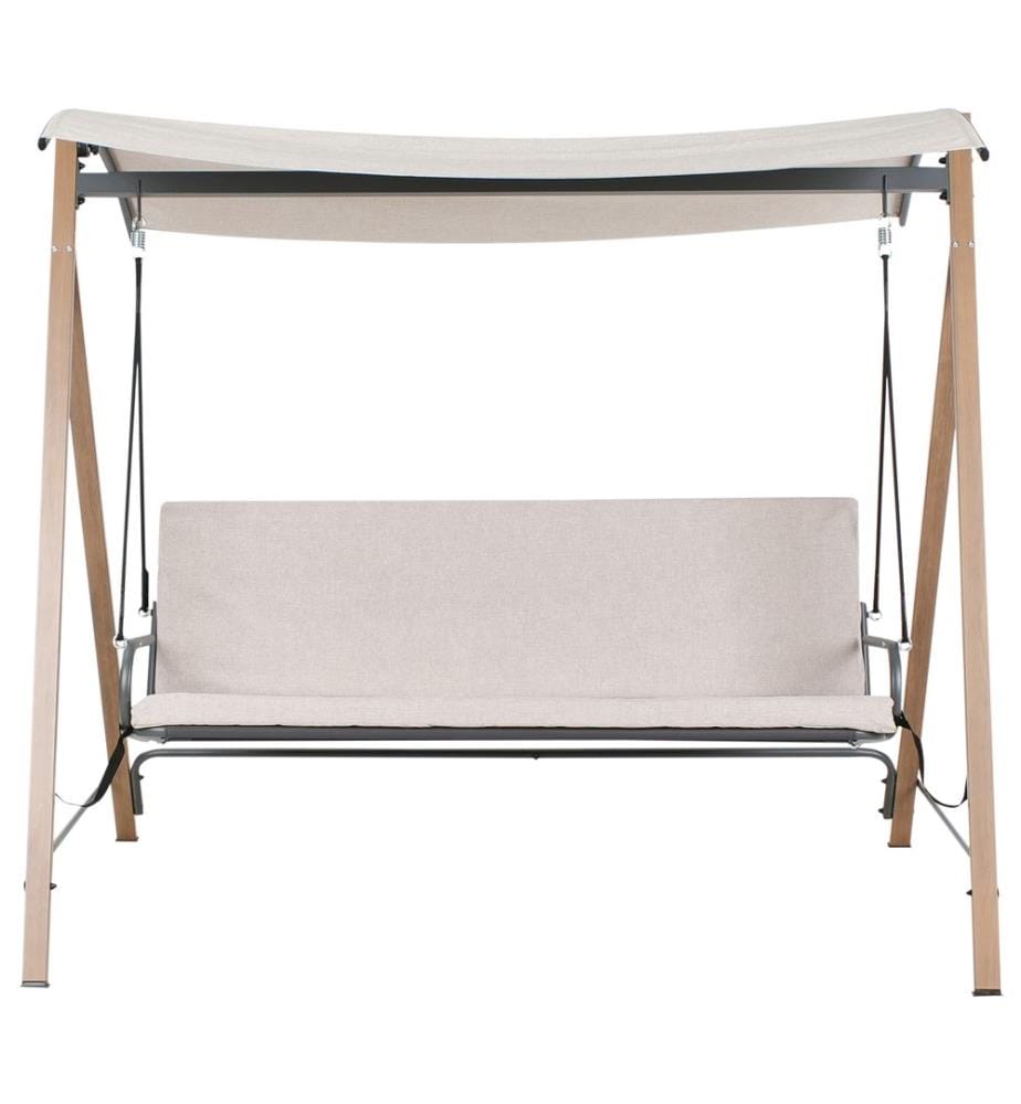 Balancelle de jardin BONAGIA Métal Beige
