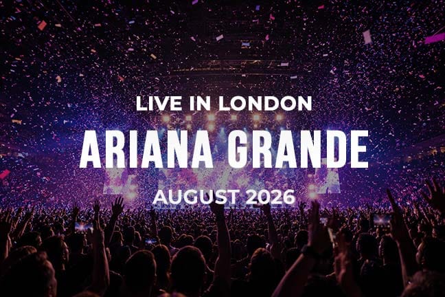 Ariana Grande live in London im August-September 2026