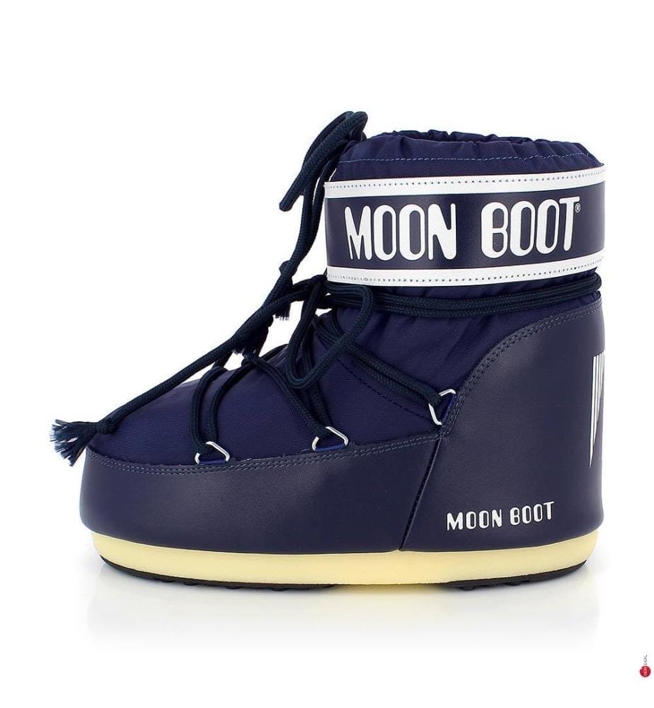 Après-Ski-Stiefel aus Leder – Blau