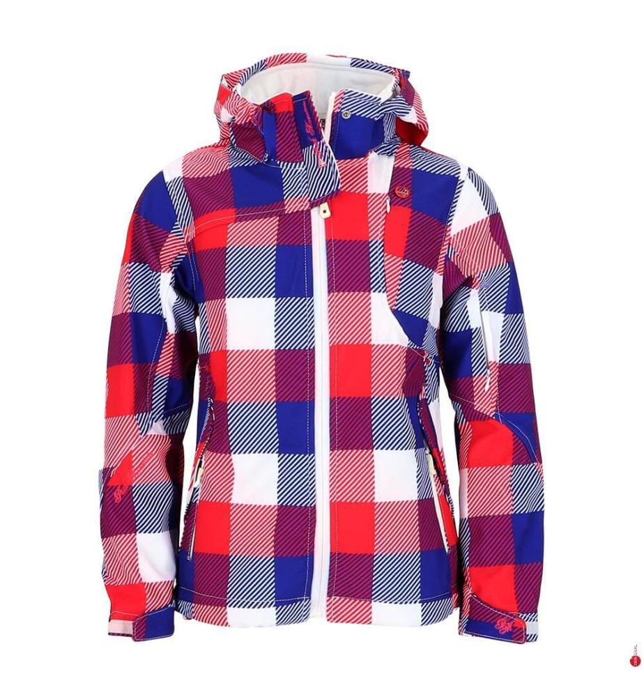 Gaveny Softshell-Jacke – Rot und Blau