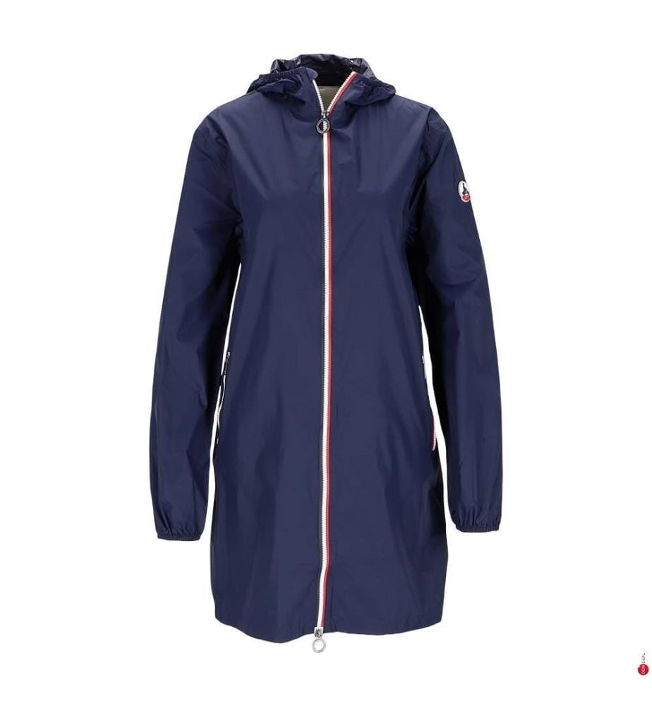 Langer Regenmantel – Marineblau
