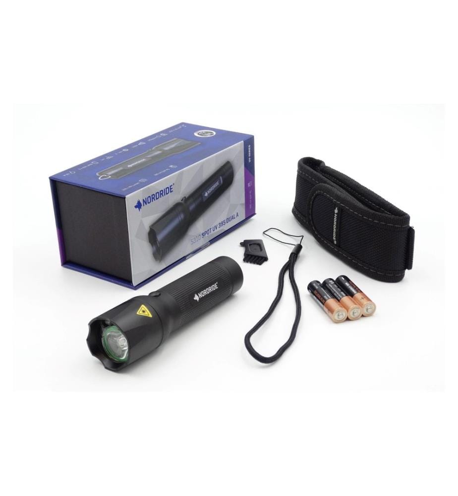 NORDRIDE - Taschenlampe Spot UV 395 Dual A 320 lm, IP 65