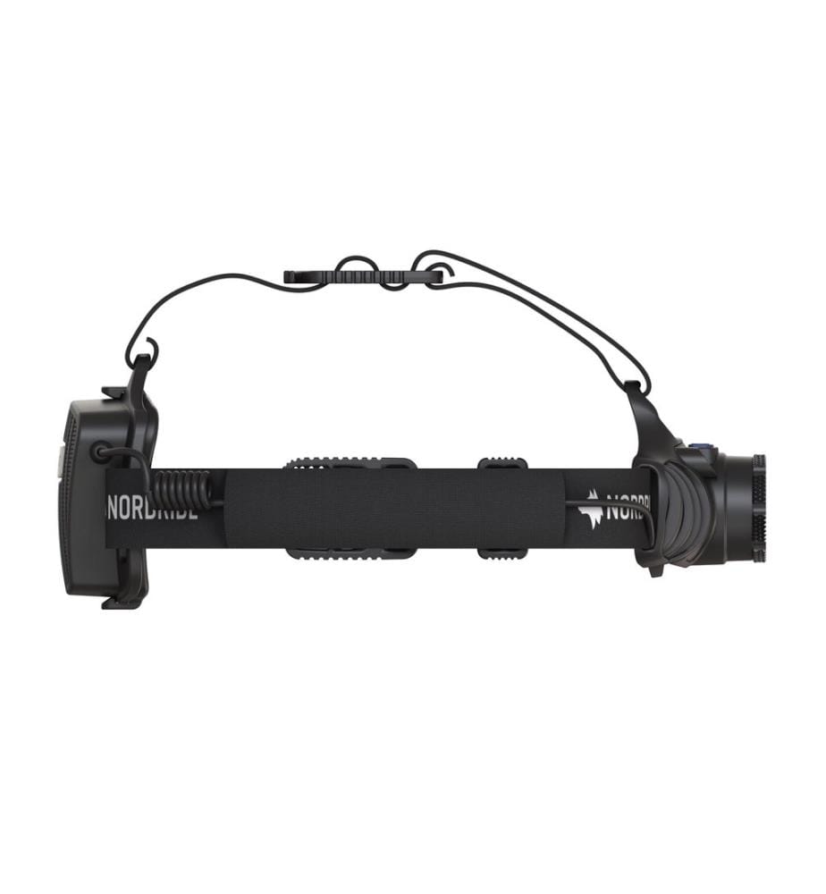 NORDRIDE - Stirnlampe Active Pro R Hybrid Schwarz, 640 lm, IP65
