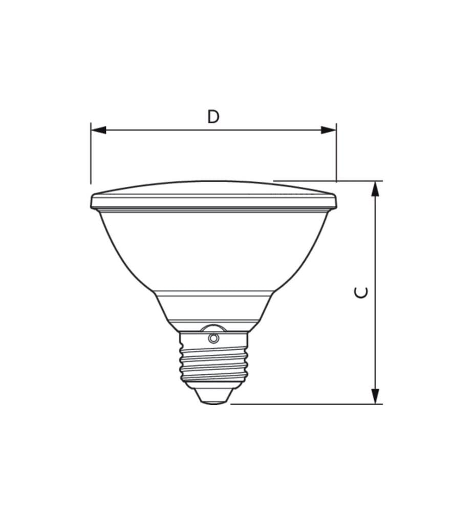 Philips Professional - Lampe MAS LEDspot VLE D 9.5-75W 927 PAR30S 25D