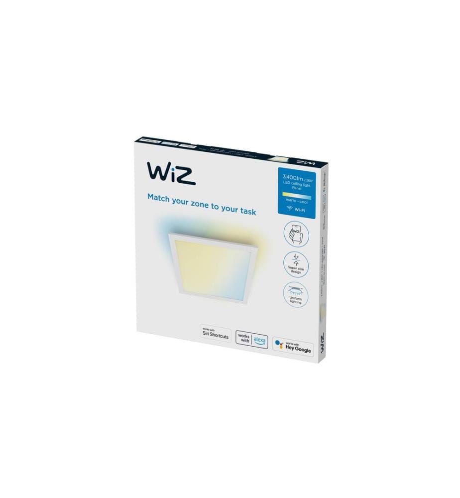 WIZ - Panel Tunable White Plafonnier blanc 3400 lm