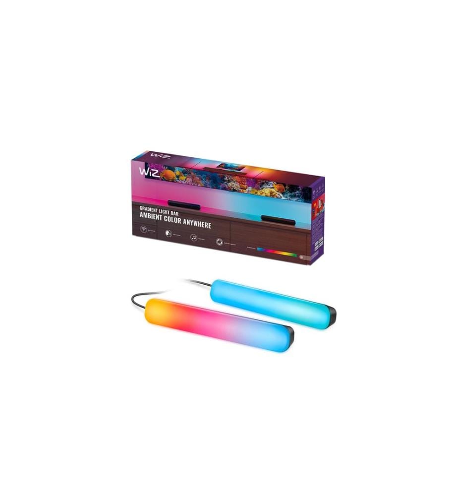 WIZ - Barres lumineuses à gradient RGBIC, pack de deux
