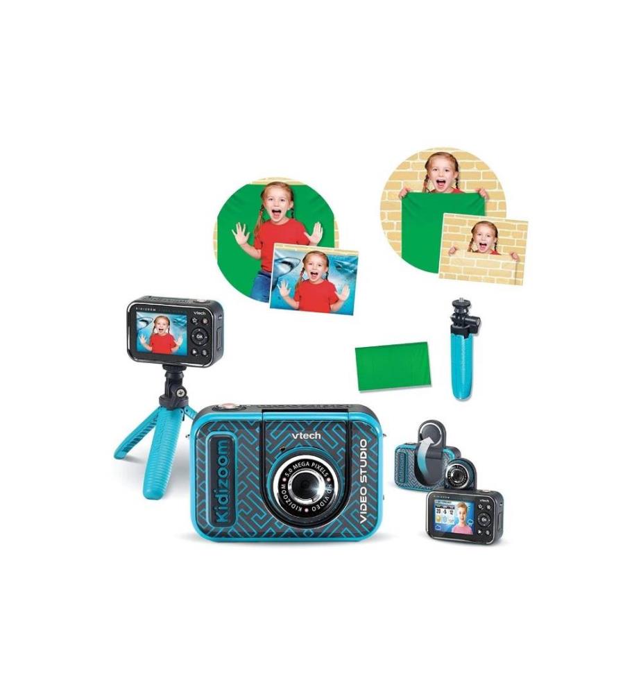 VTECH - Kinderkamera Kidizoom Video Studio Blau/Schwarz
