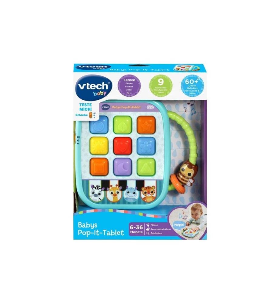 VTECH - Tablette pour enfants Babys Pop-It-Tablet -DE-