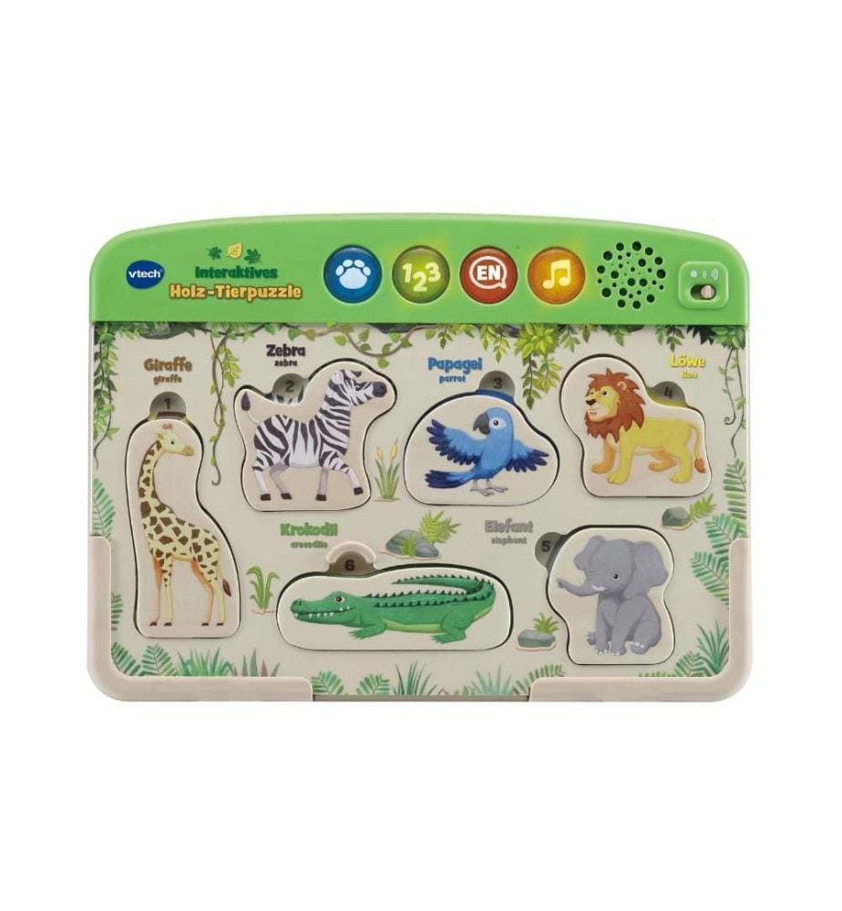 VTECH - Interaktives Holz-Tierpuzzle