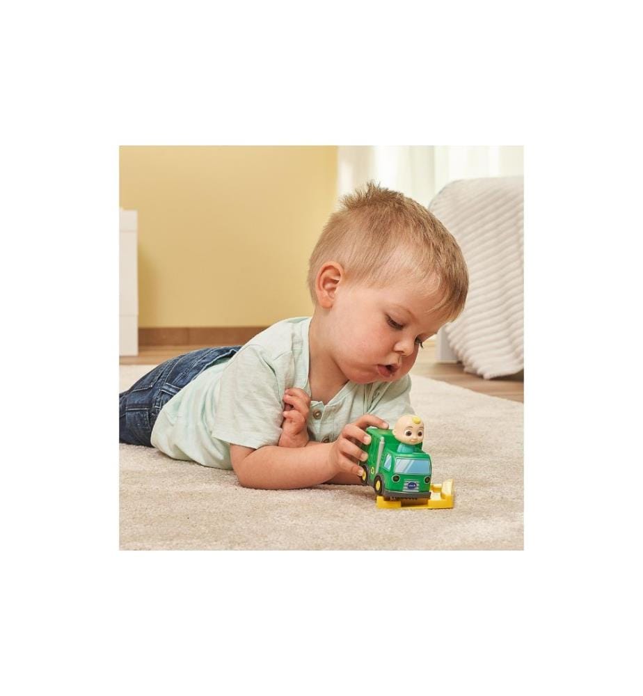 VTECH - Tut Tut JJs Müllwagen inkl. Schiene -DE-