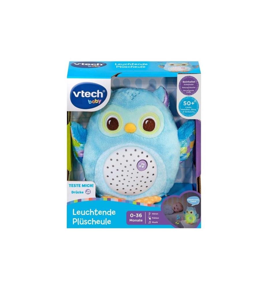 VTECH - Beschäftigungsspielzeug Leuchtende Plüscheule -DE-