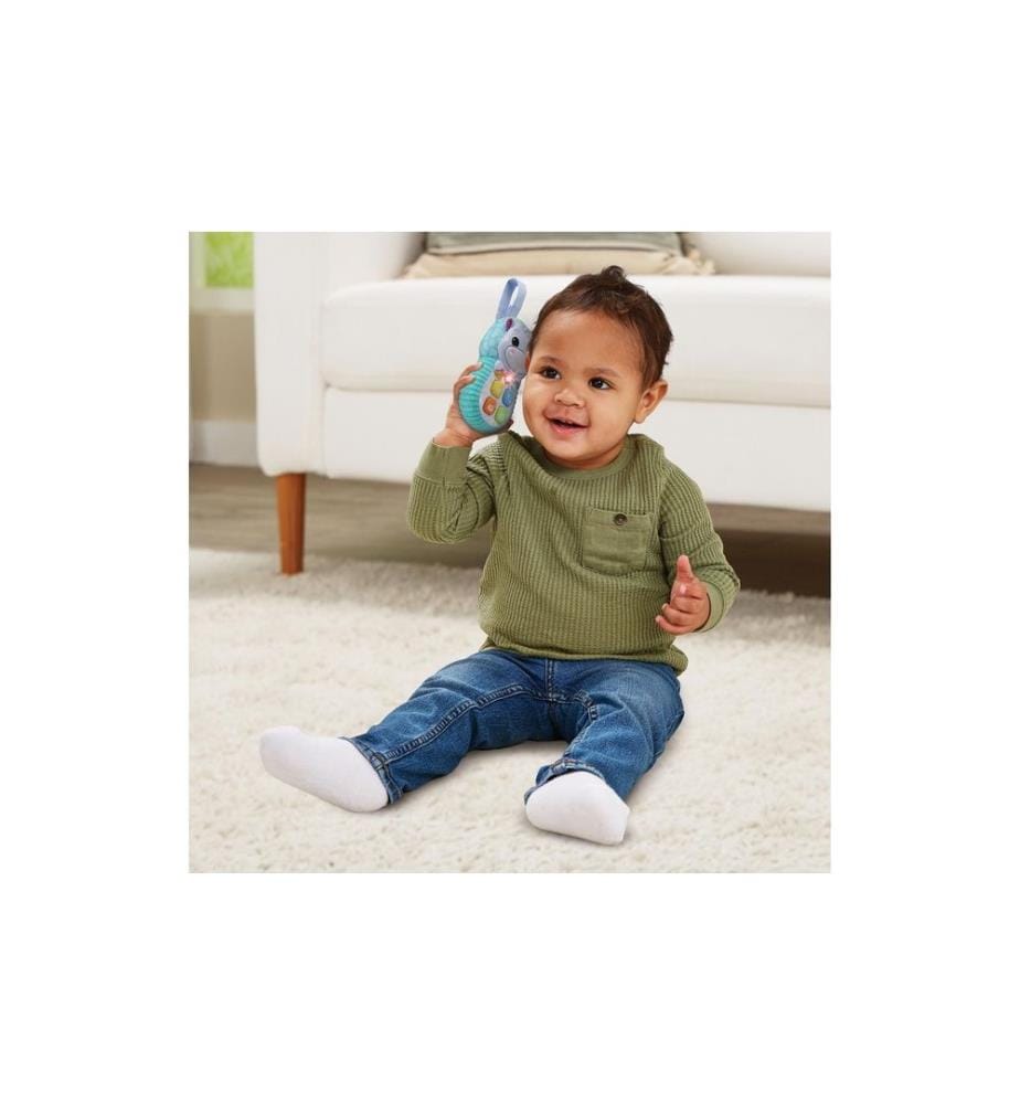 VTECH - Beschäftigungsspielzeug Allô Bébé Toudoux bleu -FR-