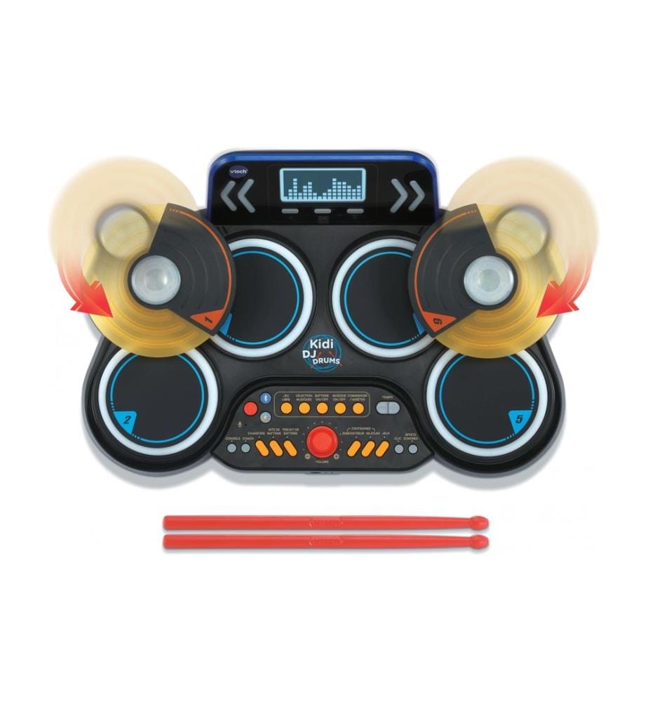 VTECH - Jouets musicaux Kidi DJ Drums -FR-
