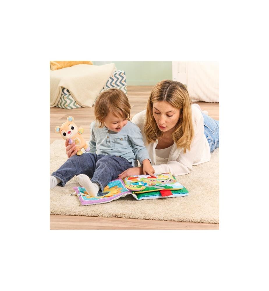 VTECH - Mon grand livre en peluche -DE-