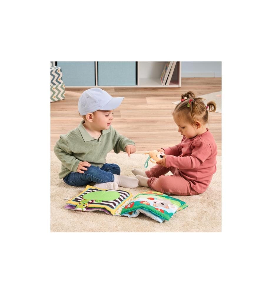 VTECH - Mon grand livre en peluche -DE-