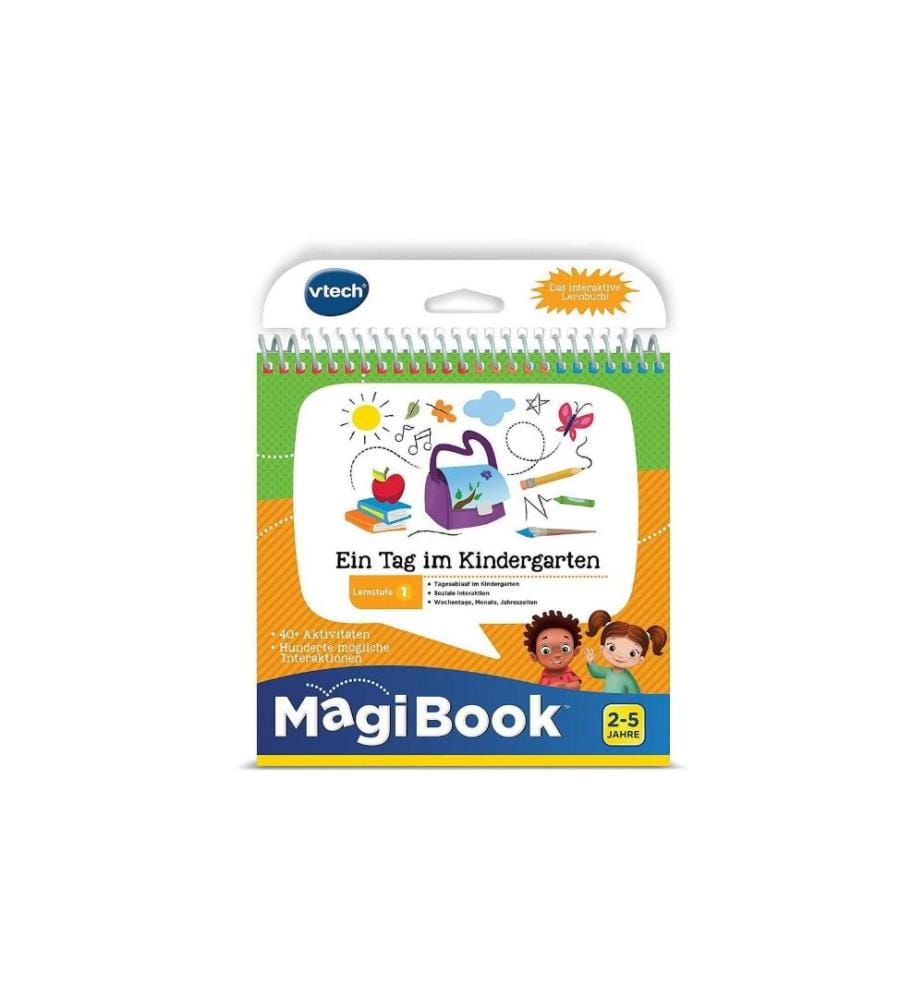 VTECH - Livre éducatif MagiBook Lernstufe 1 - Ein Tag im Kindergarten