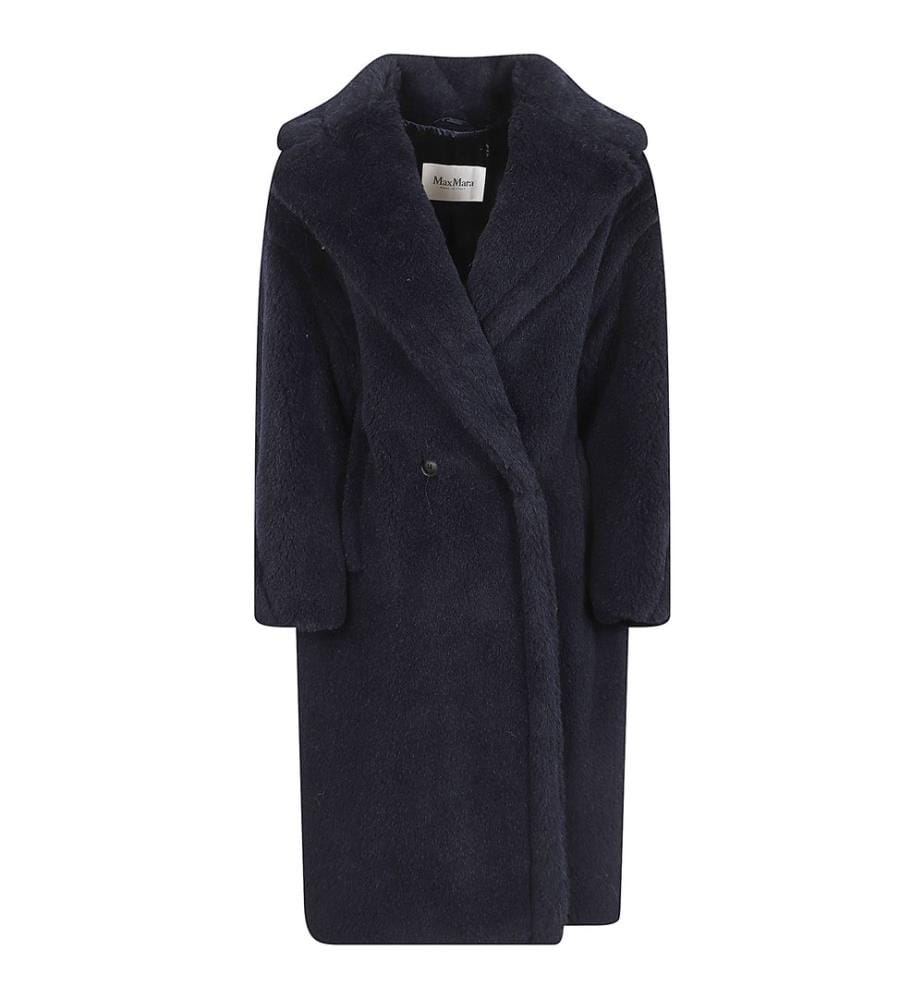 Teddy-Mantel – Blau