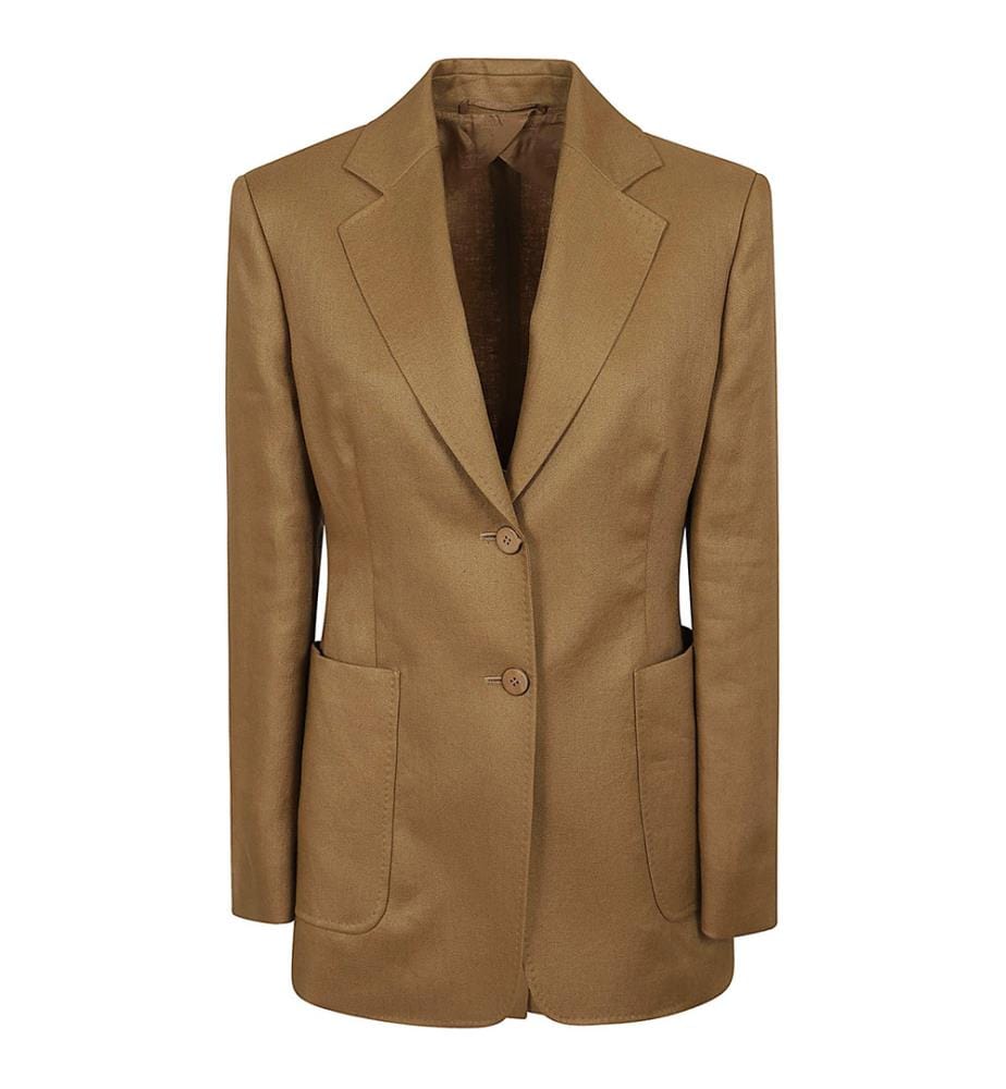 Leinenblazer – Sandfarben