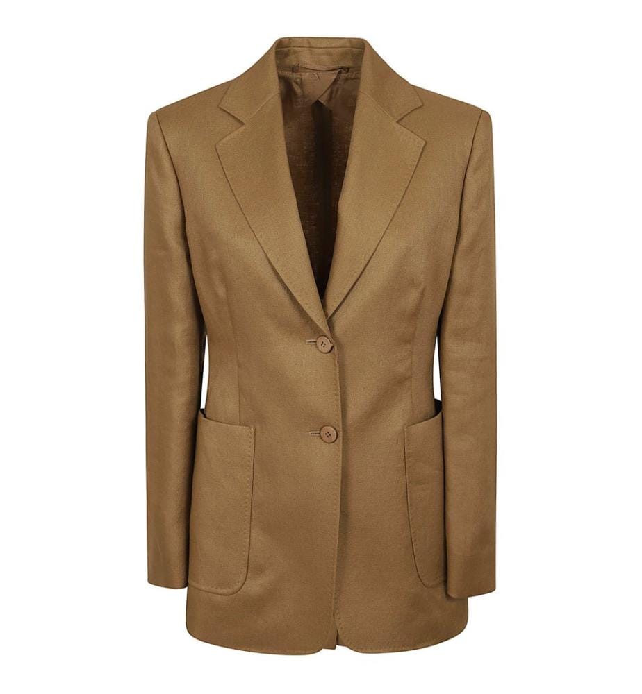 Leinenblazer – Sandfarben