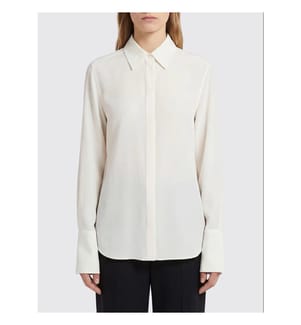 Camicia di seta - Bianca