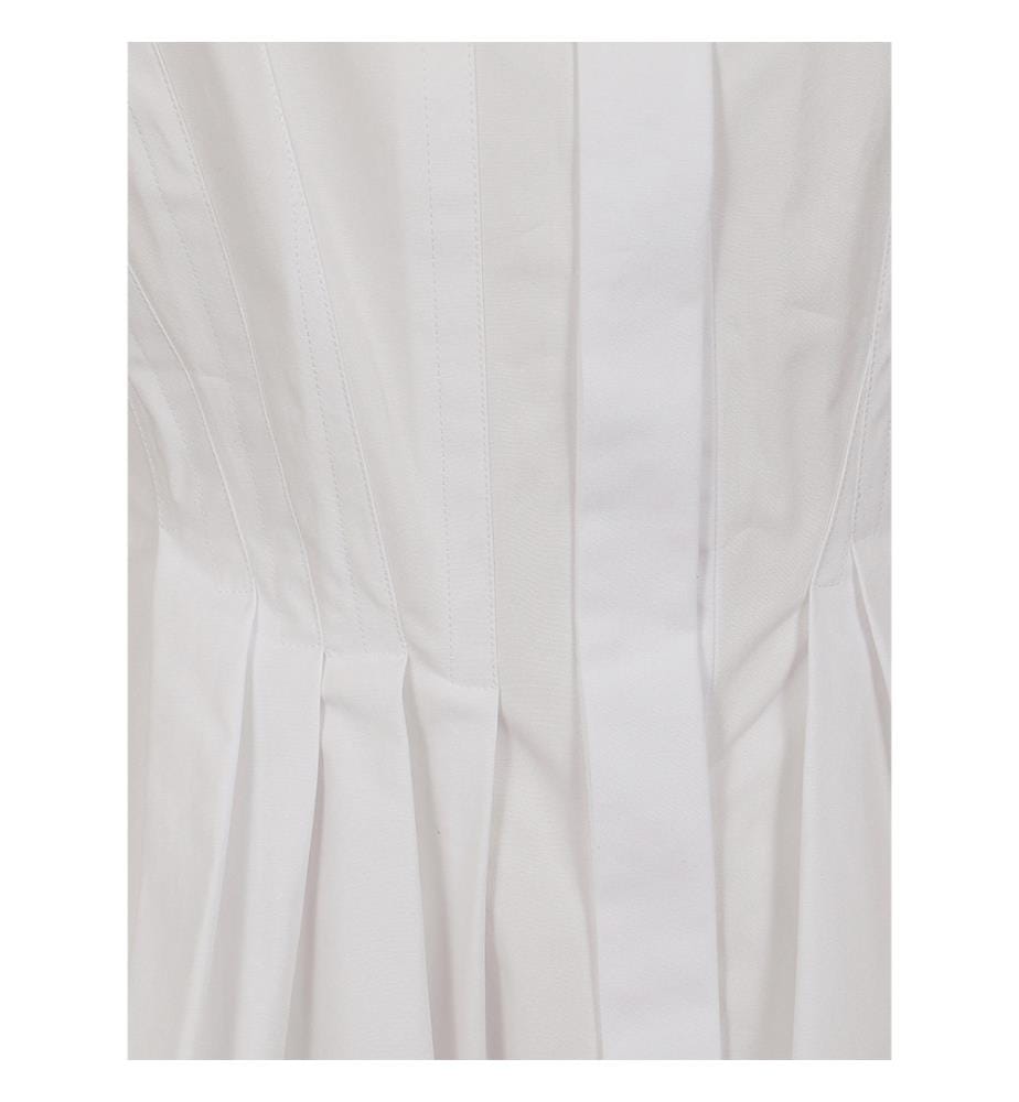 Camicia a pieghe - Bianca