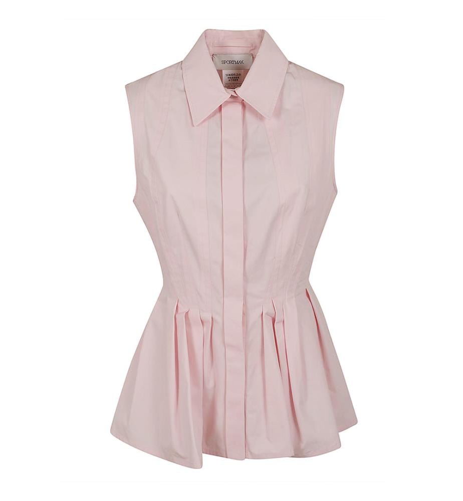 Camicia a pieghe - Rosa