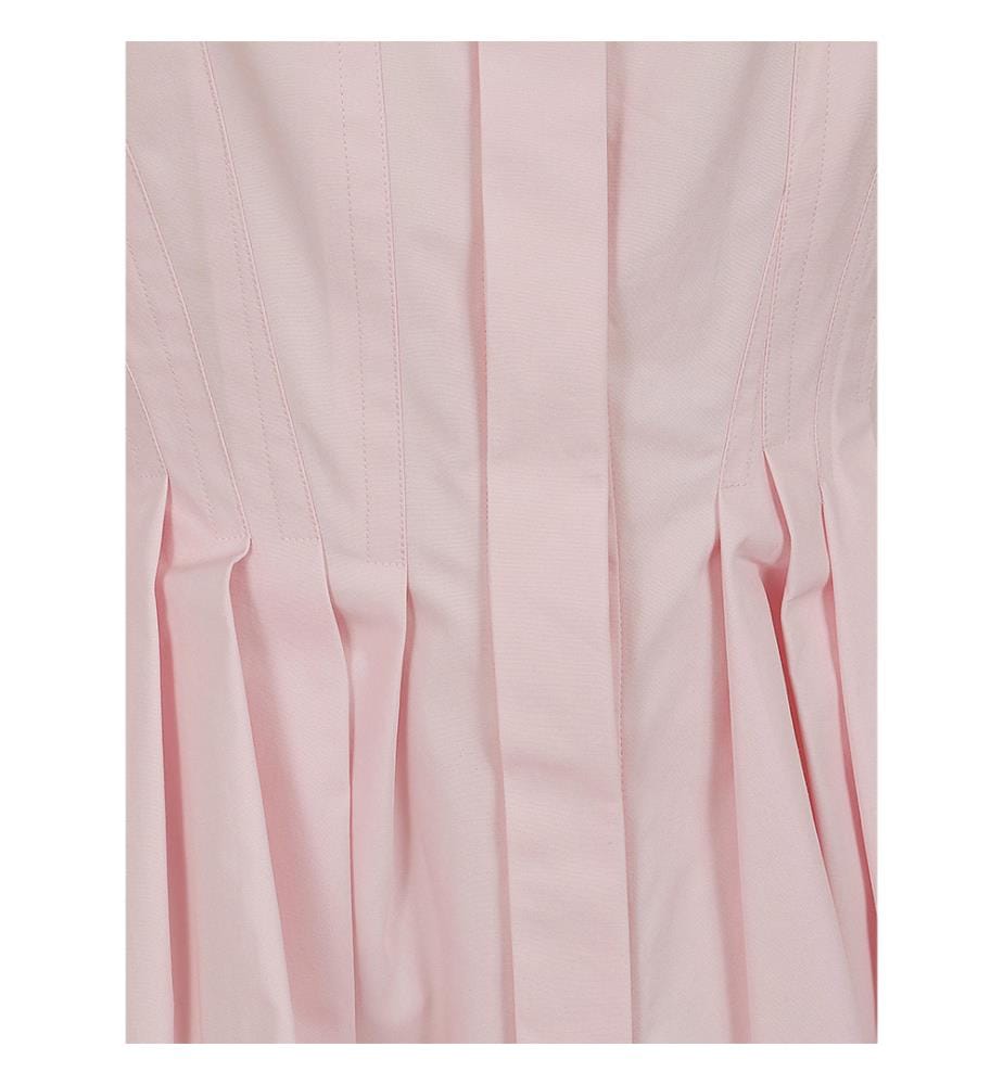 Camicia a pieghe - Rosa