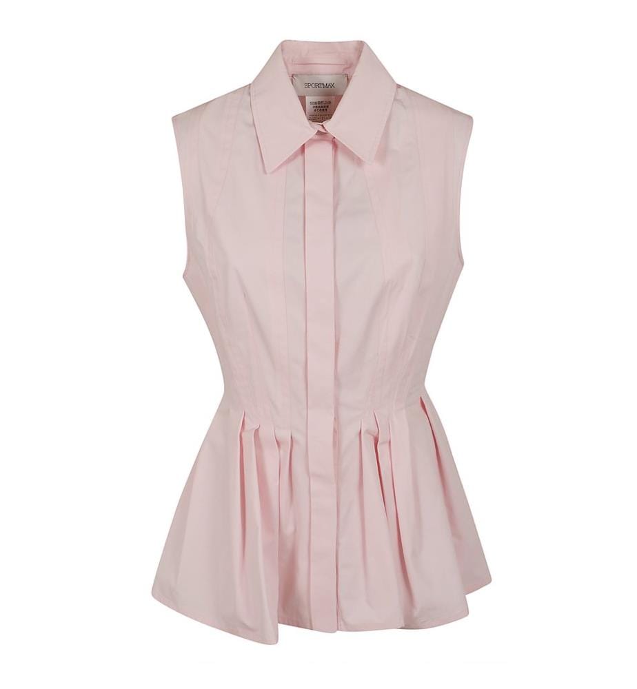Camicia a pieghe - Rosa