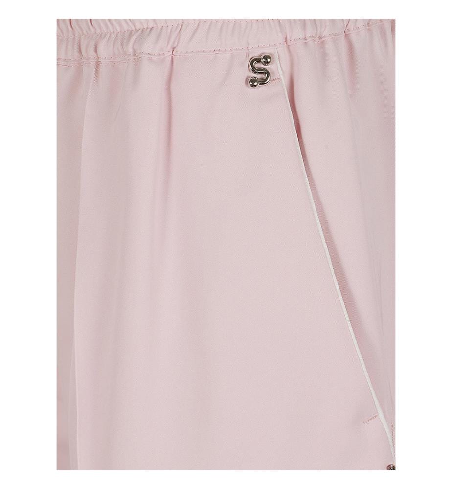 Shorts mit hoher Taille – Rosa
