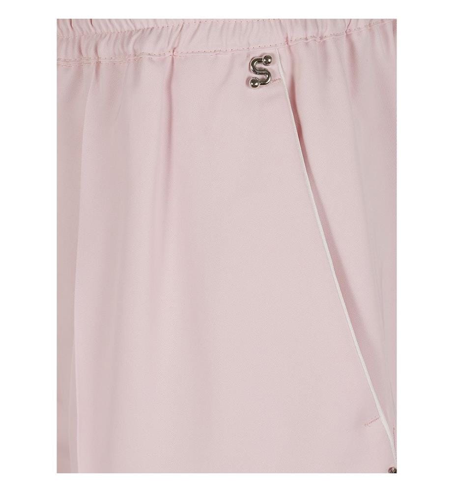 Shorts mit hoher Taille – Rosa