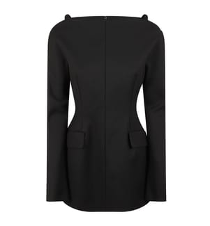 Kleid mit Ausschnitten – Schwarz