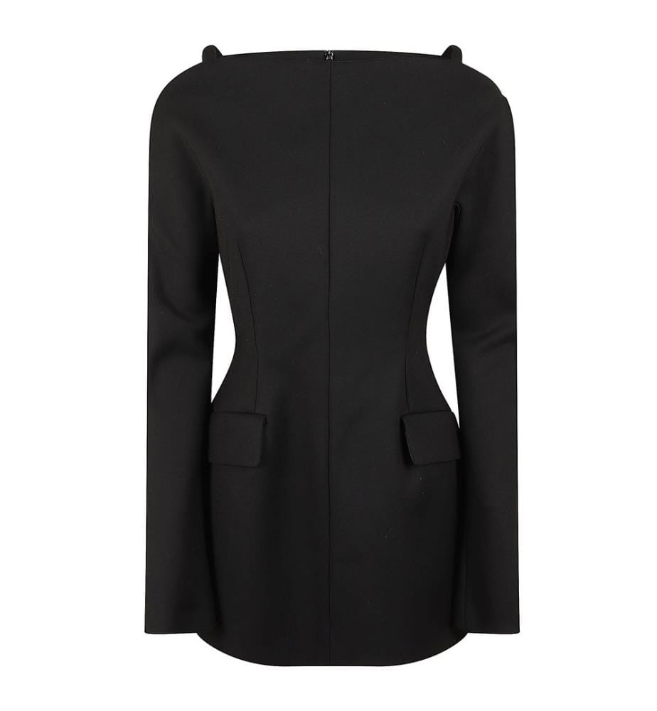 Kleid mit Ausschnitten – Schwarz