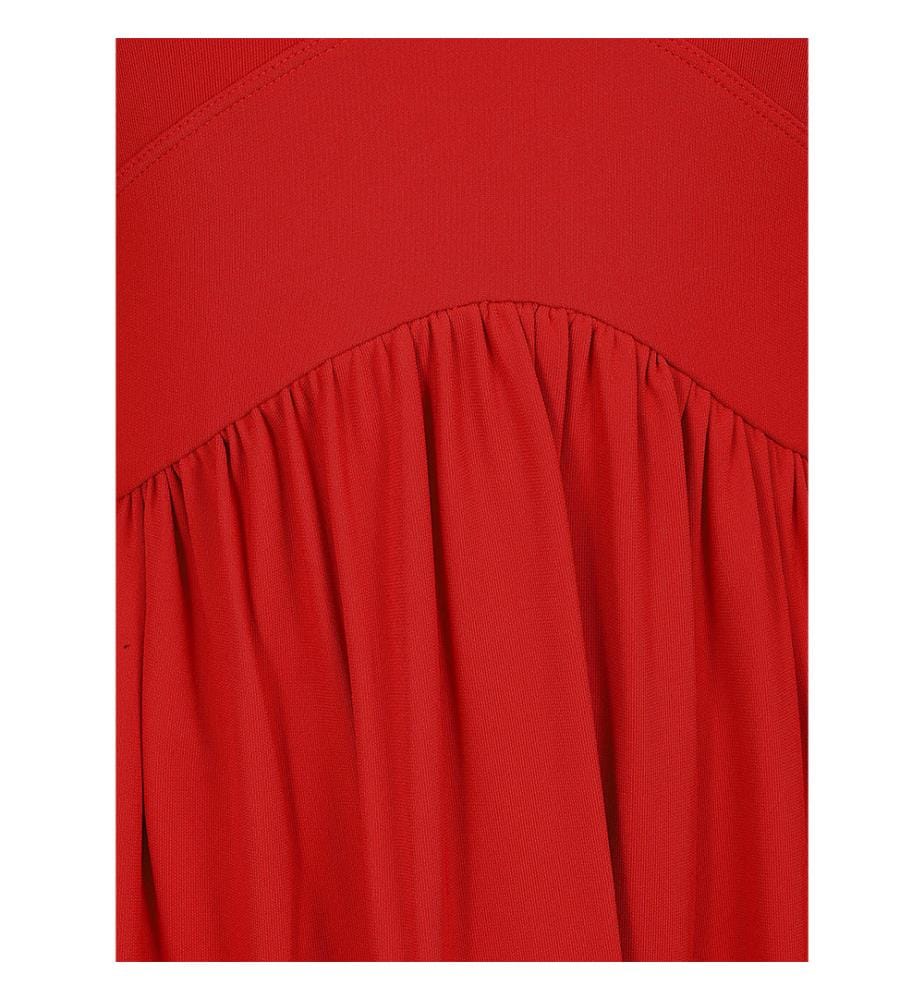 Jerseykleid – Korallenrot