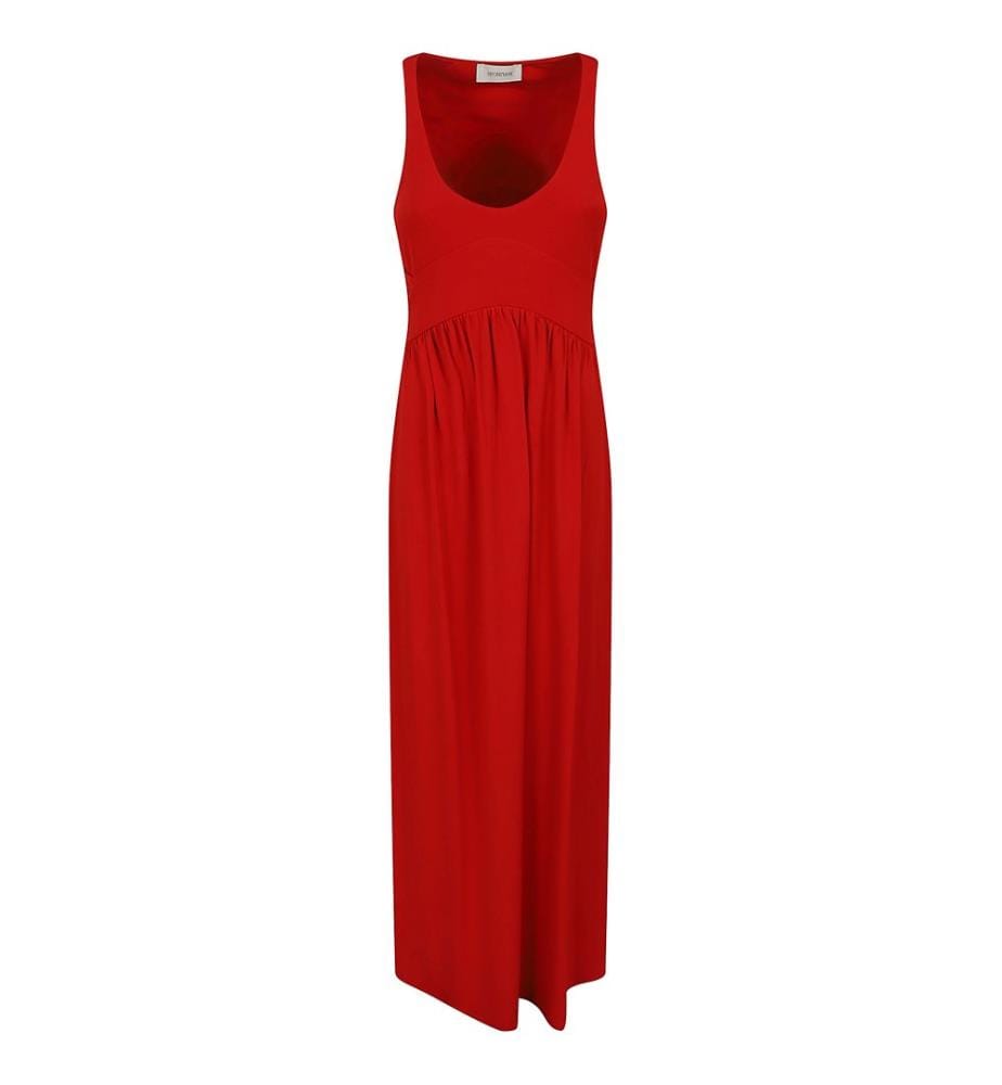 Jerseykleid – Korallenrot