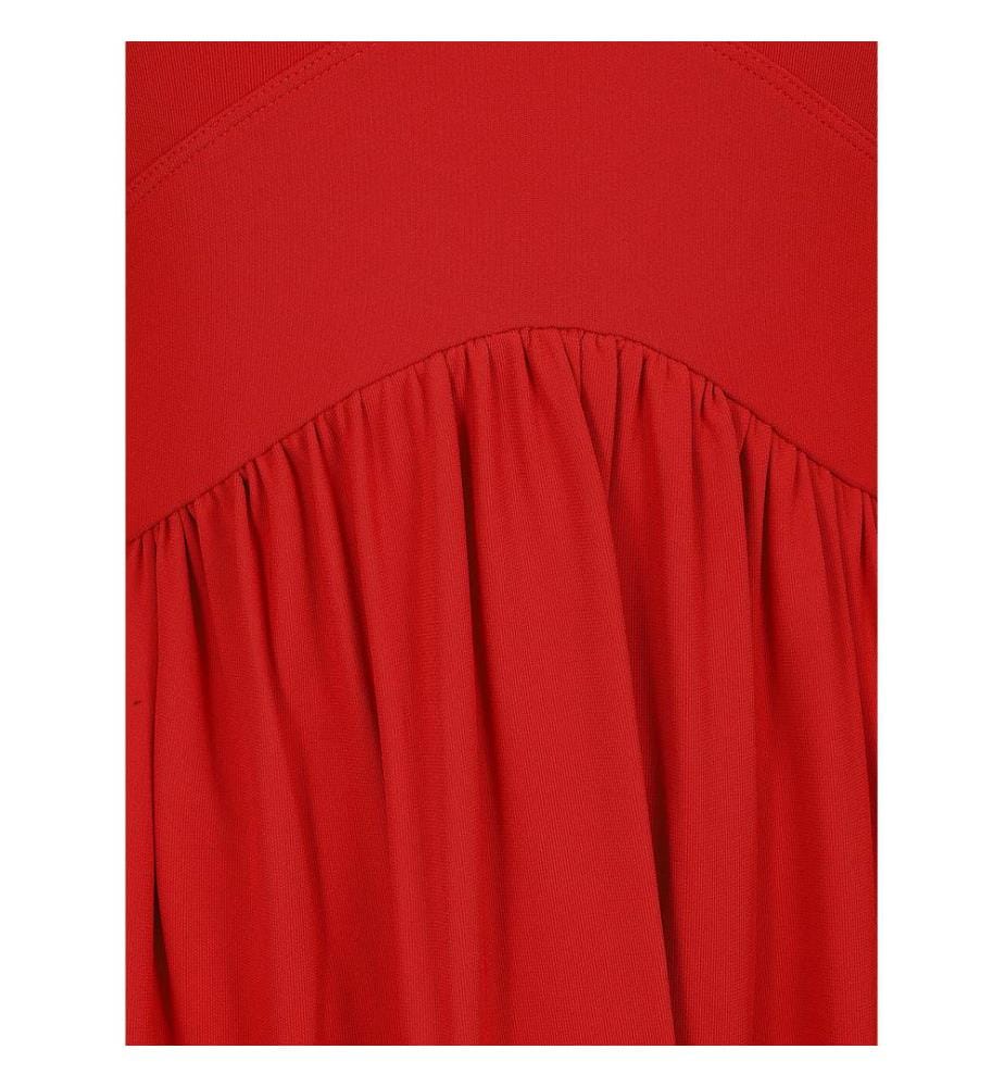 Jerseykleid – Korallenrot