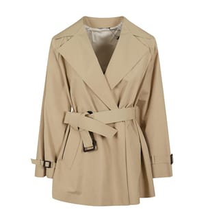 Trenchcoat mit Gürtel – Beige