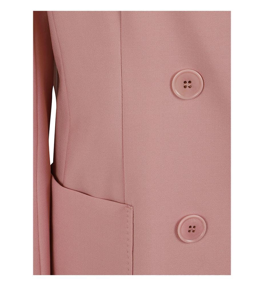 Zweireihige Jacke – Rosa