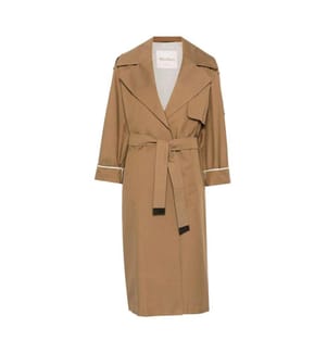 Trenchcoat mit Gürtel – Braun