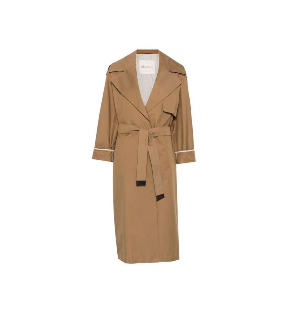 Trenchcoat mit Gürtel – Braun