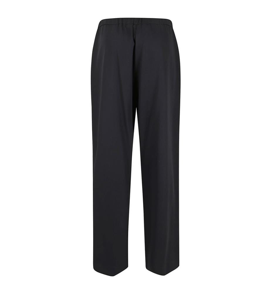 Gerade geschnittene Hose – Schwarz