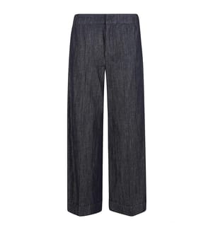 Hose mit hoher Taille – Nachtblau