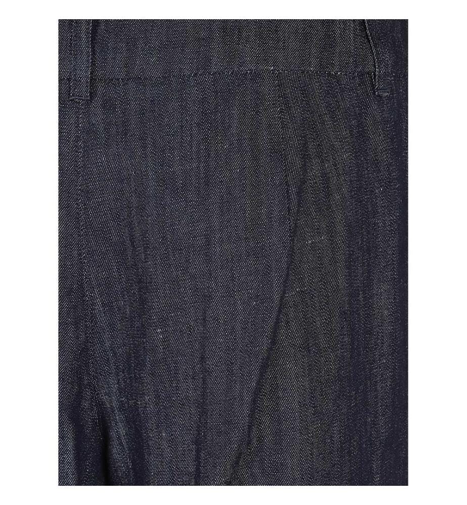 Hose mit hoher Taille – Nachtblau