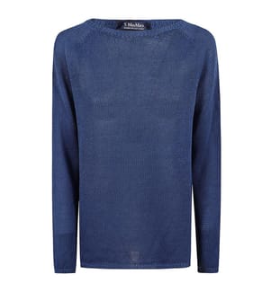 Top in maglia - Blu
