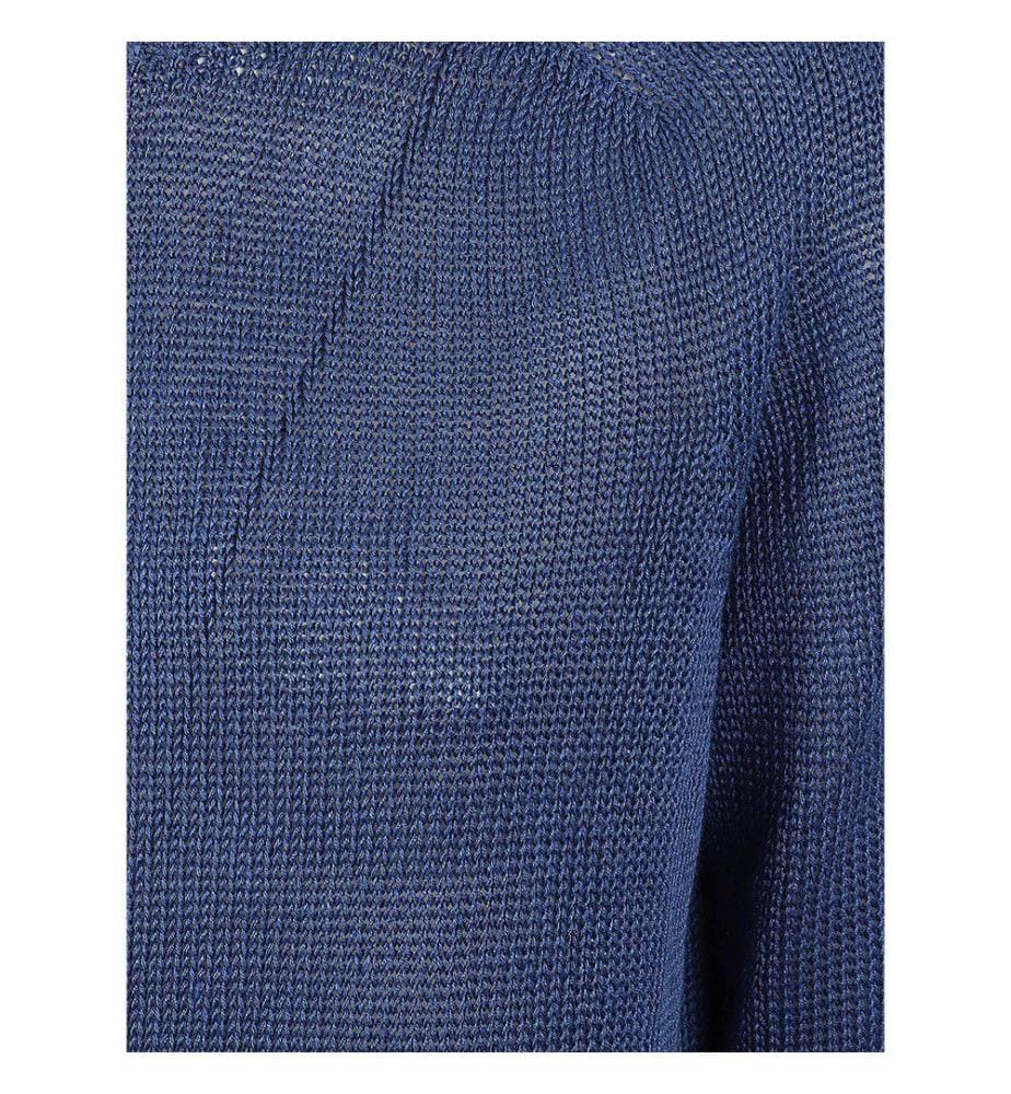 Top en maille - Bleu