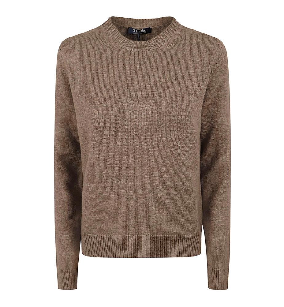 Pullover mit Einsätzen – Camel