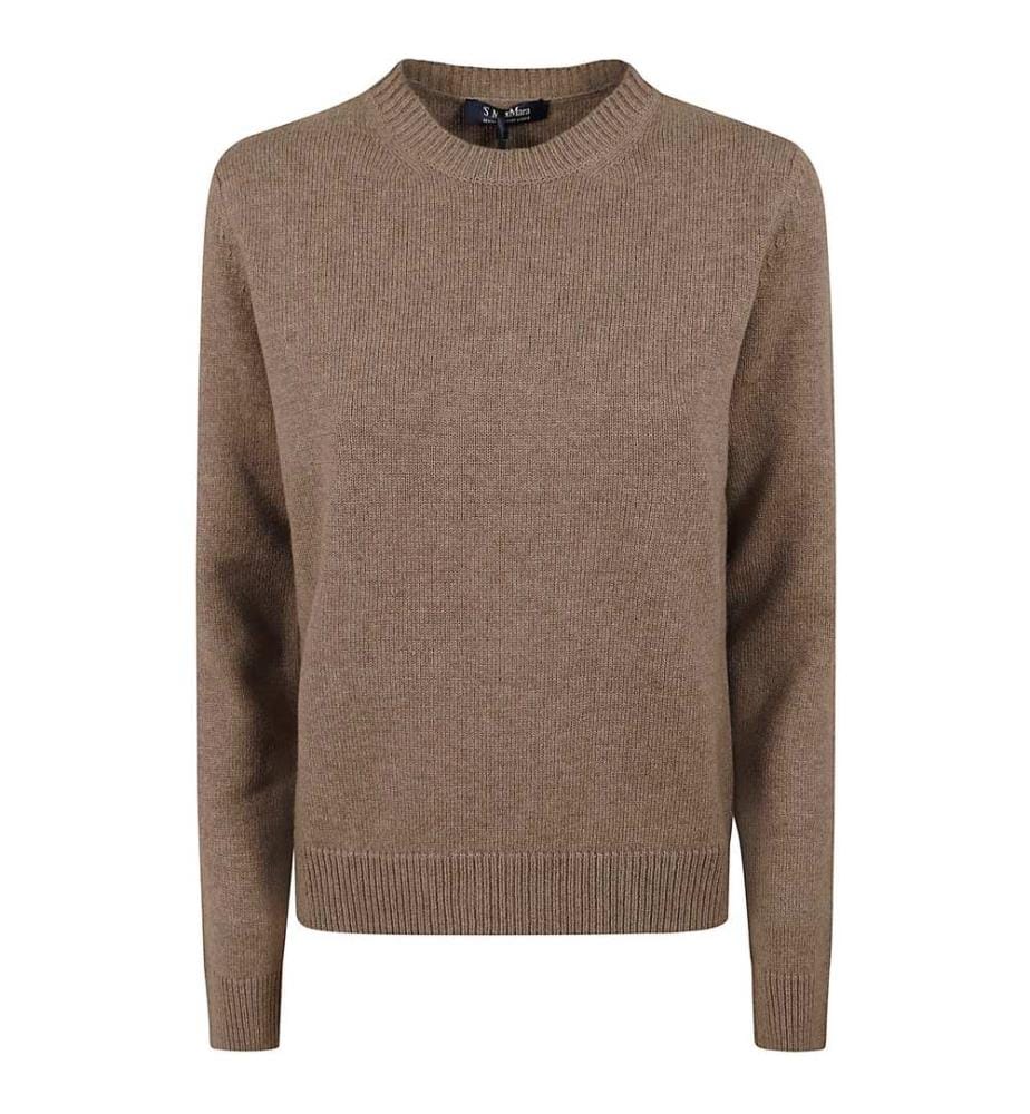Pullover mit Einsätzen – Camel