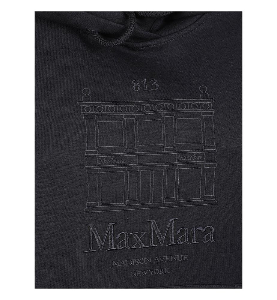 Sweat à capuche logo - Bleu marine