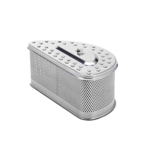 LOTUSGRILL - Conteneur à charbon Ensemble XXL en acier inoxydable (2 moitiés)